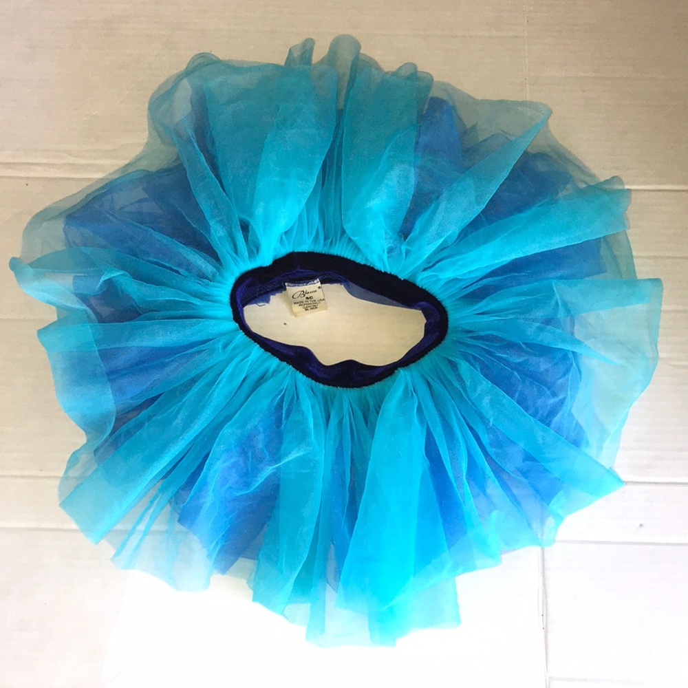 Blue tutu size SC EUC